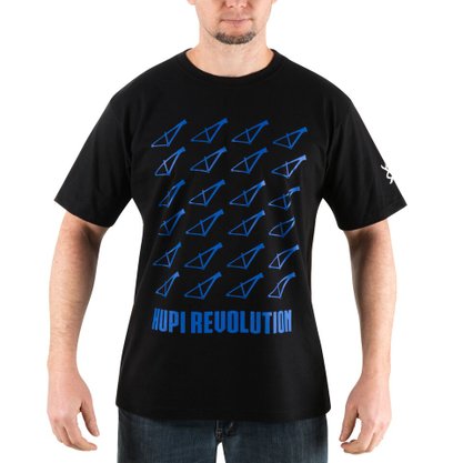 Camiseta Casual HUPI Revolution Azul