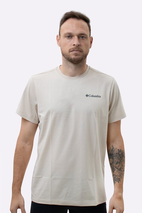 Camiseta Columbia Moonscape Bege Masculina