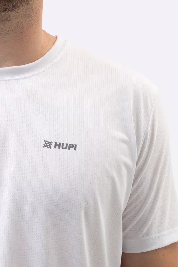 Camiseta Dry Fit HUPI Smart Branca Masculina