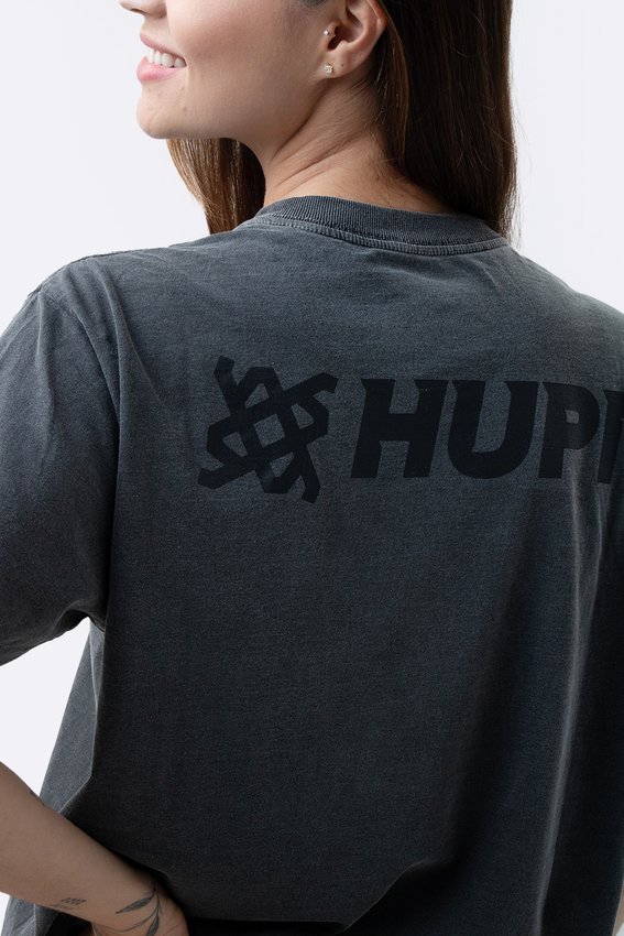 Camiseta HUPI Casual Chumbo Institucional