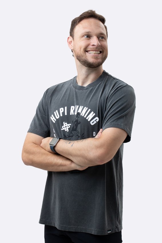 Camiseta HUPI Casual Chumbo Running