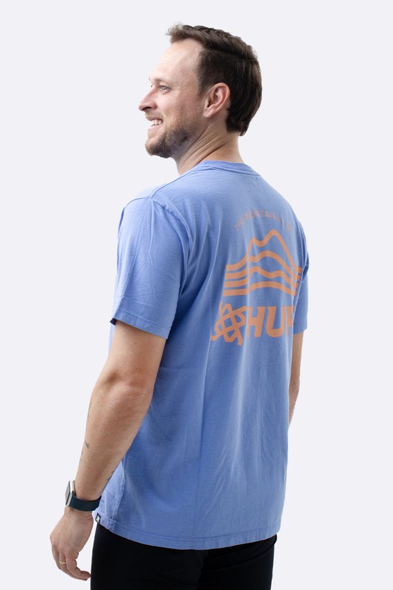Camiseta HUPI Casual Lilás Mountain
