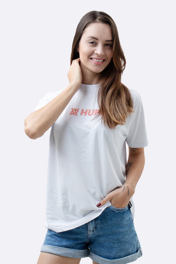 Camiseta HUPI Casual Off White HUPI Is On