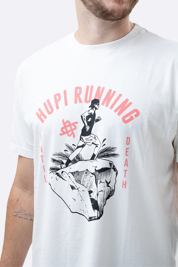 Camiseta HUPI Casual Off White Running