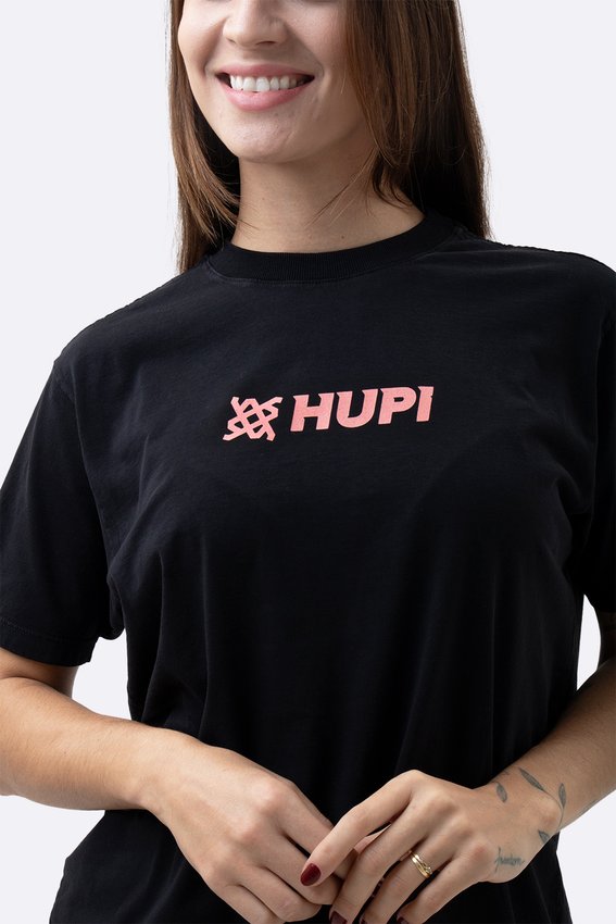 Camiseta HUPI Casual Preta HUPI Is On