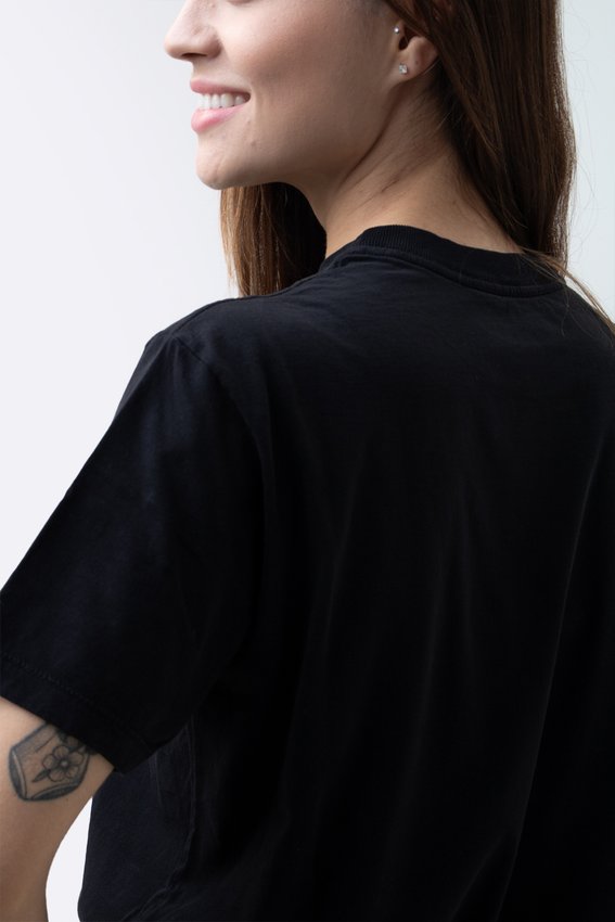 Camiseta HUPI Casual Preta HUPI Logo