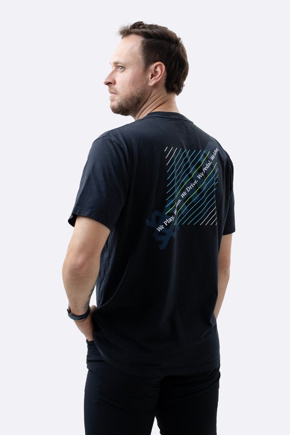 Camiseta HUPI Casual Preto Fosco We Are Hupi