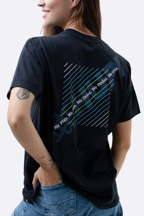 Camiseta HUPI Casual Preto Fosco We Are Hupi