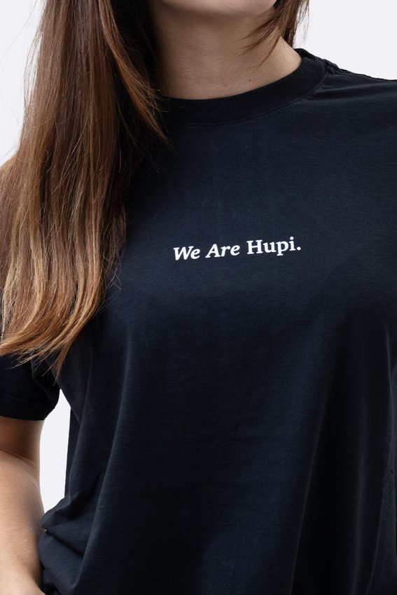 Camiseta HUPI Casual Preto Fosco We Are Hupi