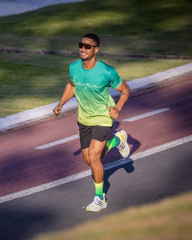 Camiseta HUPI Dry Colors Verde