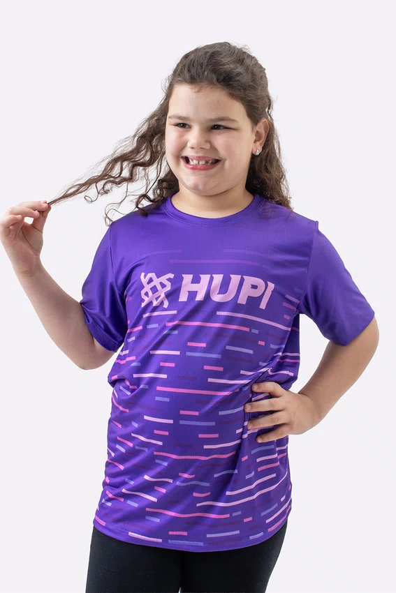 Camiseta HUPI Infantil Malta Roxo