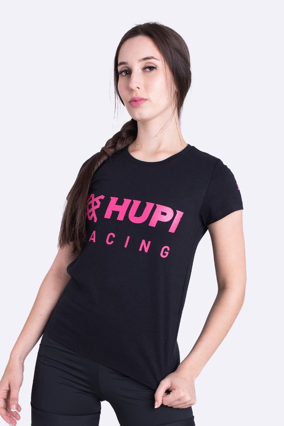 Camiseta HUPI Racing Baby Look Pink