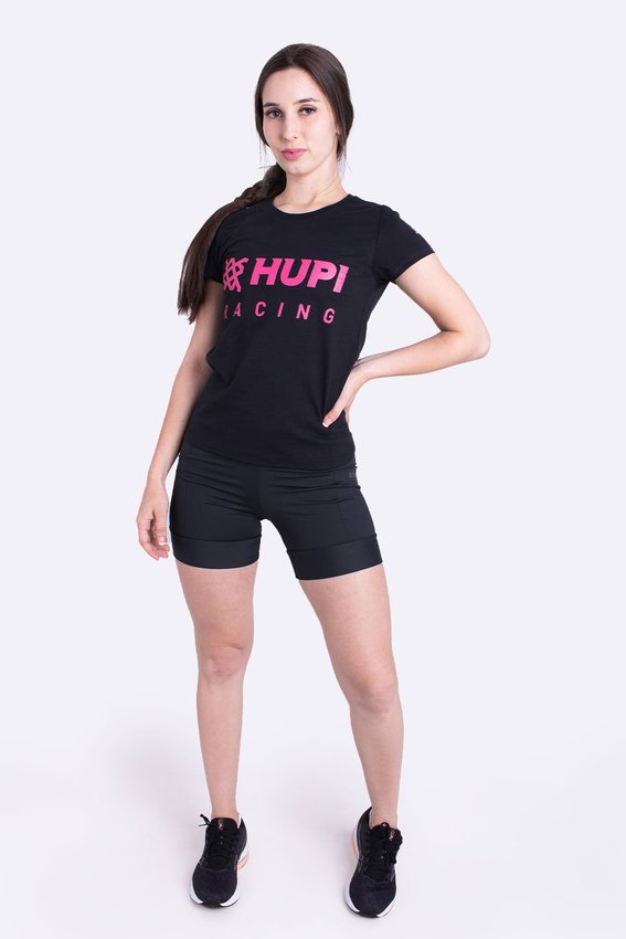 Camiseta HUPI Racing Baby Look Pink
