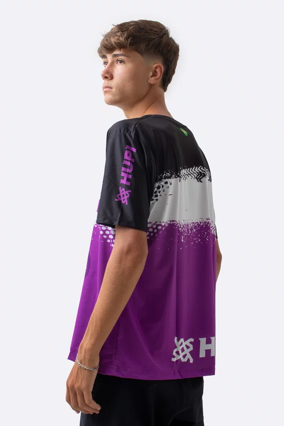 Camiseta Masculina HUPI Bike Naja Preto/Branco