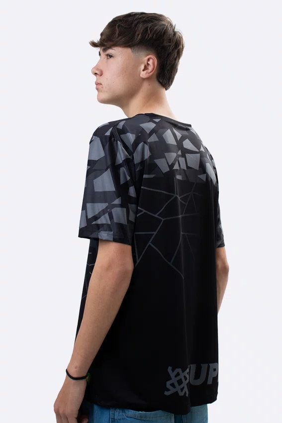 Camiseta Masculina HUPI Bike Naja Preto/Grafite