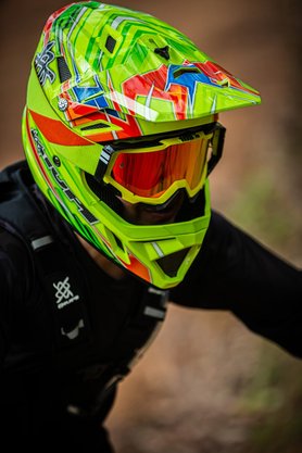 Capacete Hupi Dh-3 Amarelo Neon