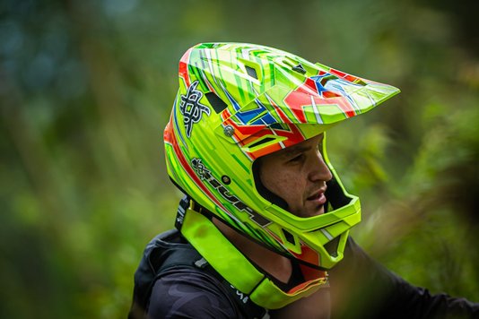 Capacete Hupi Dh-3 Amarelo Neon