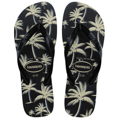 Chinelo Havaianas Aloha Preto e Branco