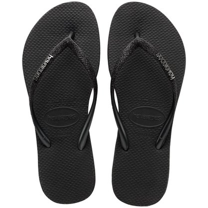 Chinelo Havaianas Slim Sparkle Preto