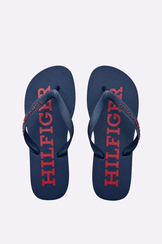 Chinelo Tommy Hilfiger Beach Azul Marinho