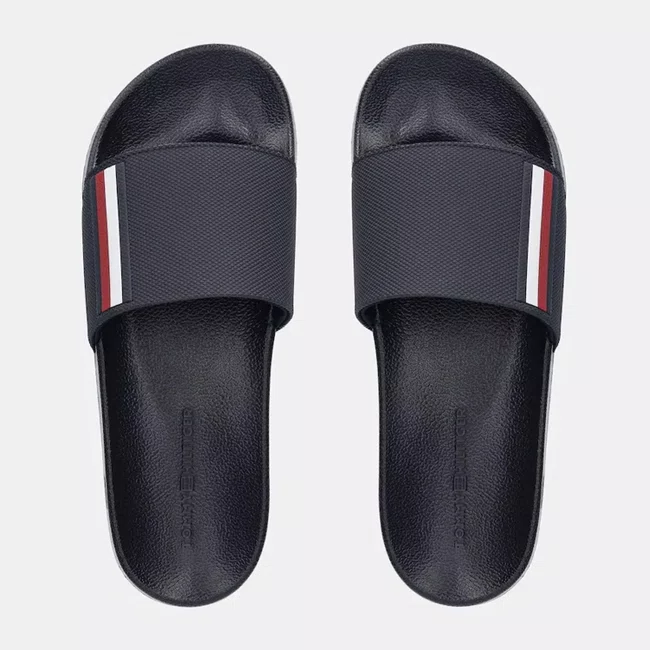 Chinelo Tommy Hilfiger Corporate Masculino Azul Marinho