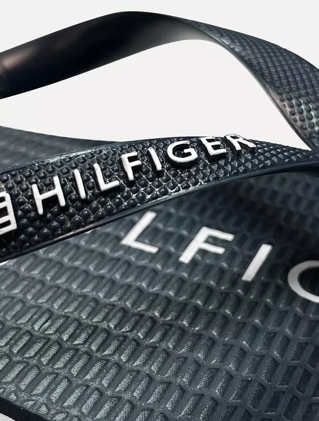 Chinelo Tommy Hilfiger Rubber Masculino Azul Marinho