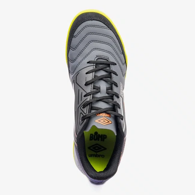 Chuteira Futsal Umbro Pro 5 Bump Club Grafite