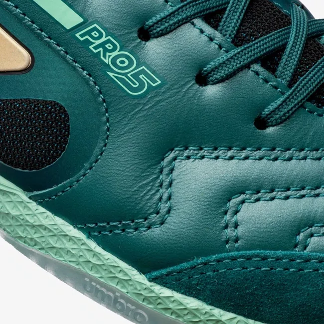 Chuteira Futsal Umbro Pro 5 Bump Petróleo