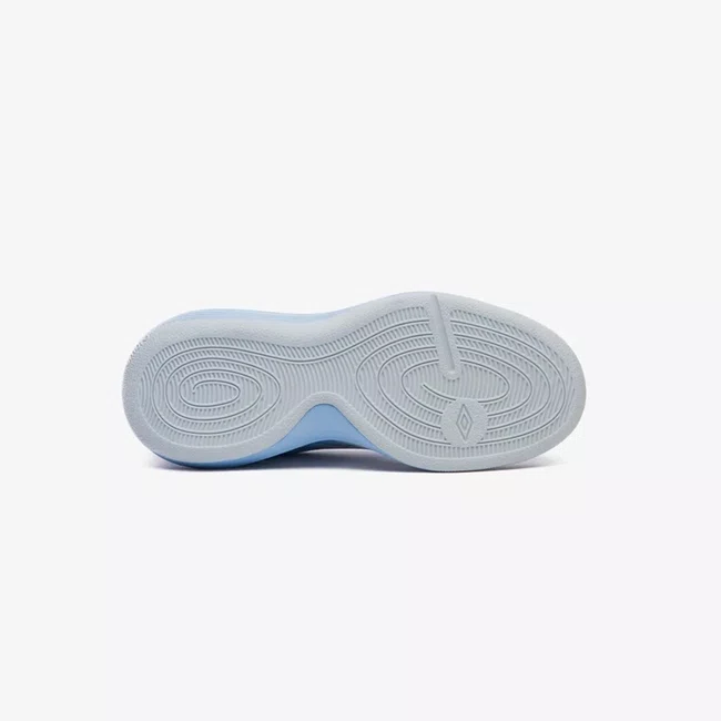 Chuteira Futsal Umbro Pro 5 Jr Kintsugi Branco e Azul