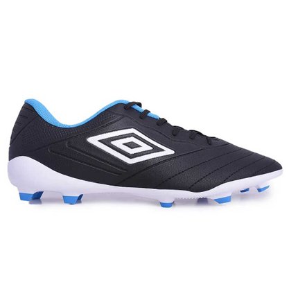 Chuteira Umbro Futebol Tocco III Preto e Azul