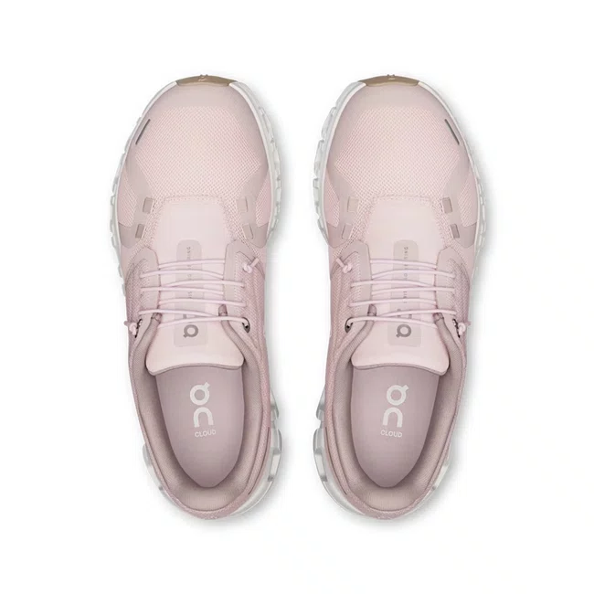 Tênis On Running Cloud 6 Feminino Rosa Claro