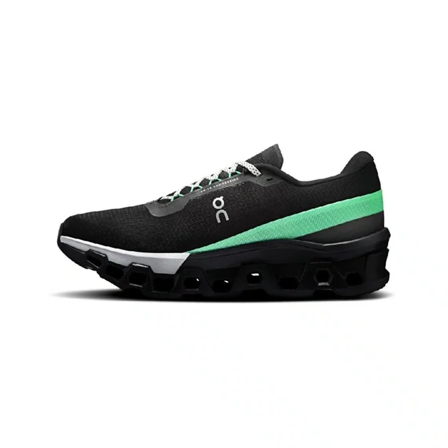 Tênis On Running Cloudmonster 2 Masculino Preto e Verde