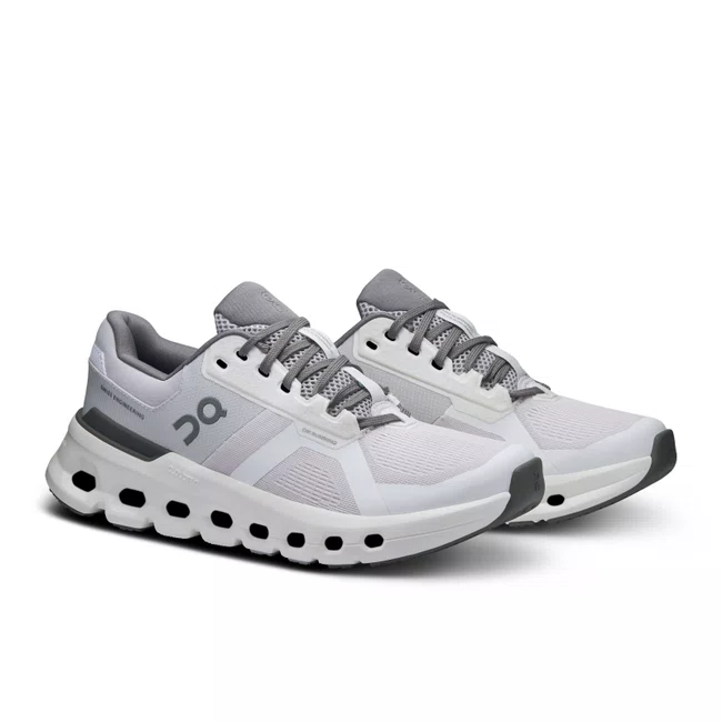 Tênis On Cloudrunner 2 Feminino Cinza e Branco