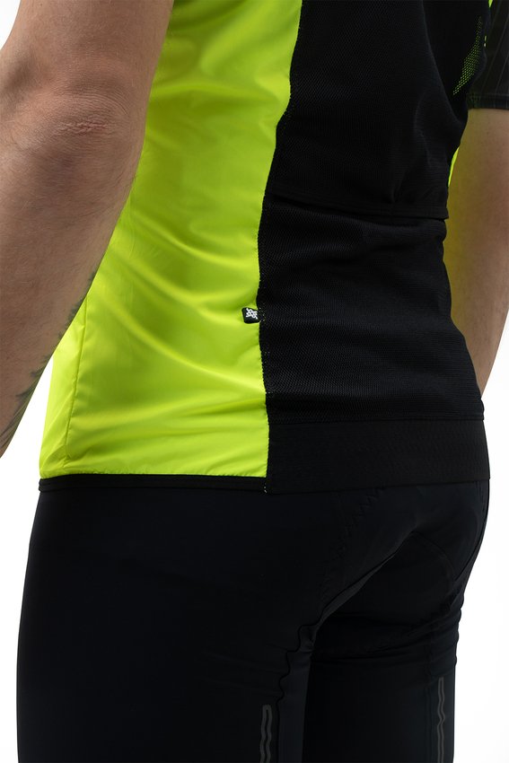 Colete Corta Vento HUPI Sonhe/Treine/Alcance - Amarelo Neon
