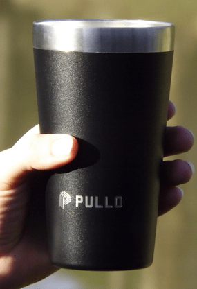 Copo Térmico Pullo Fun 480ML Preto