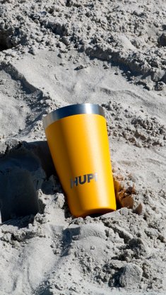 Copo Térmico Pullo HUPI Fun 480ML Amarelo