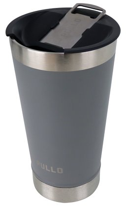 Copo Térmico Pullo Kippis 480ML Cinza