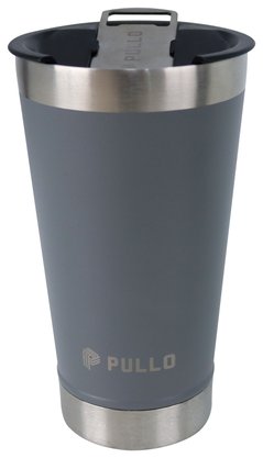 Copo Térmico Pullo Kippis 480ML Cinza