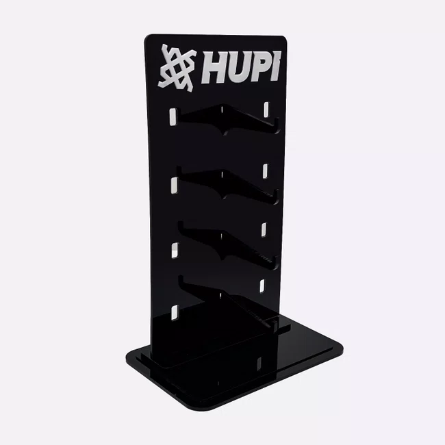 Expositor de Óculos em Acrílico Preto HUPI