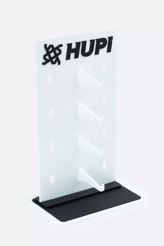Expositor de Óculos em Acrílico Branco HUPI