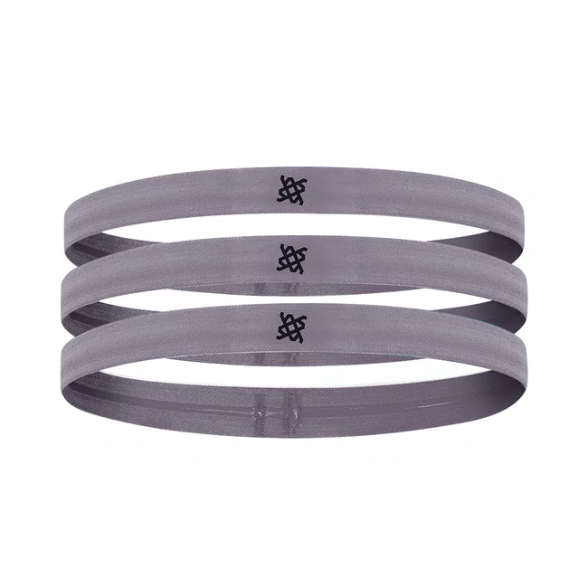 Faixa de Cabelo HUPI Kit 03 Cinza