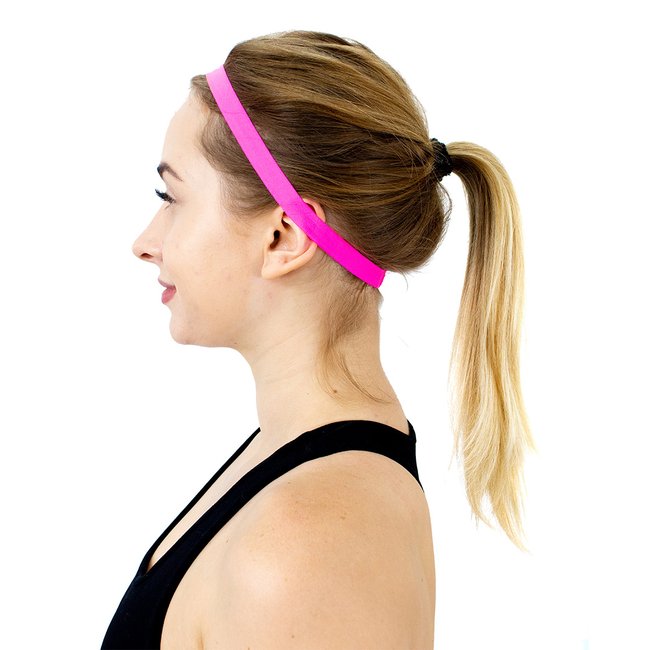 Faixa de Cabelo HUPI KIT 03 Pink/Pink/Cinza