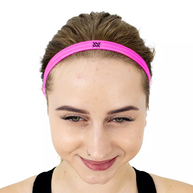 Faixa de Cabelo HUPI Kit 03 Preto/Preto/Pink