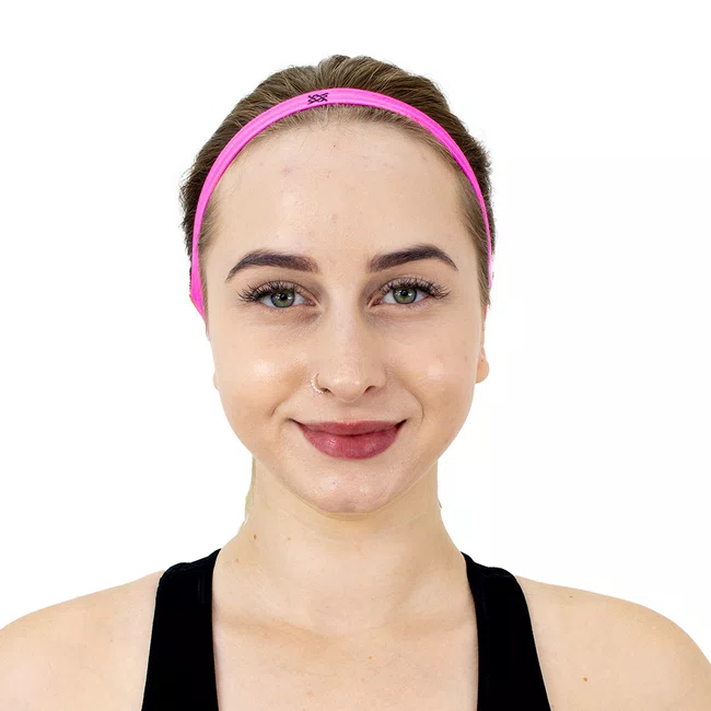 Faixa de Cabelo HUPI Kit 03 Preto/Preto/Pink