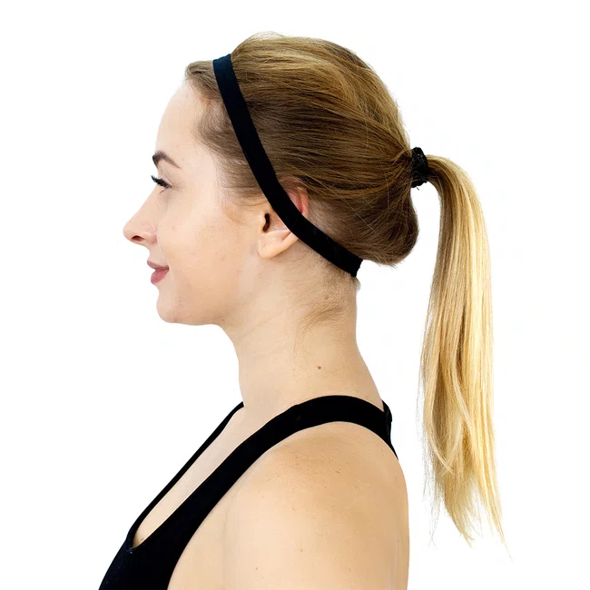 Faixa de Cabelo HUPI Kit 03 Preto/Preto/Pink