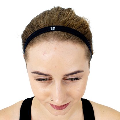 Faixa de Cabelo HUPI Kit 03 Preto Preto Branco