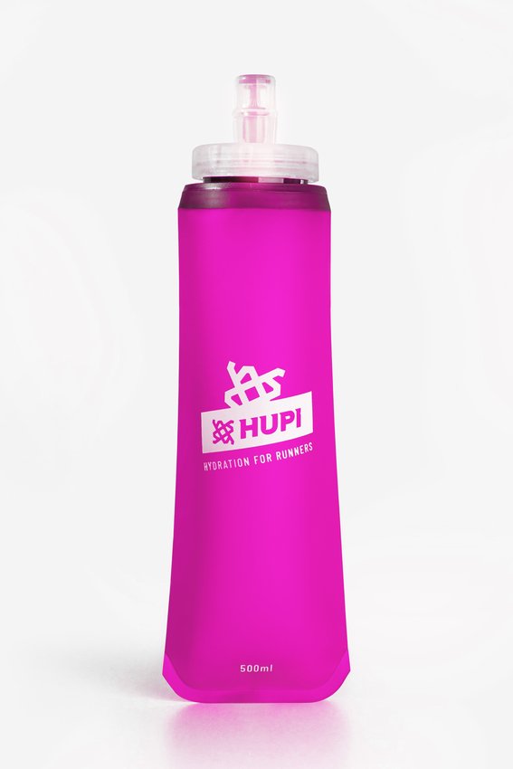 Garrafa Dobrável Soft Flash HUPI Rosa - 500ml