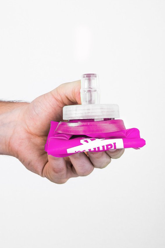 Garrafa Dobrável Soft Flask HUPI Rosa - 250ml