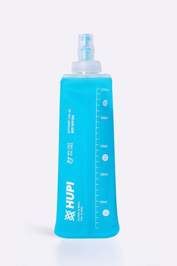 Garrafa Dobrável Soft Flask HUPI 250ml - Boca Pequena
