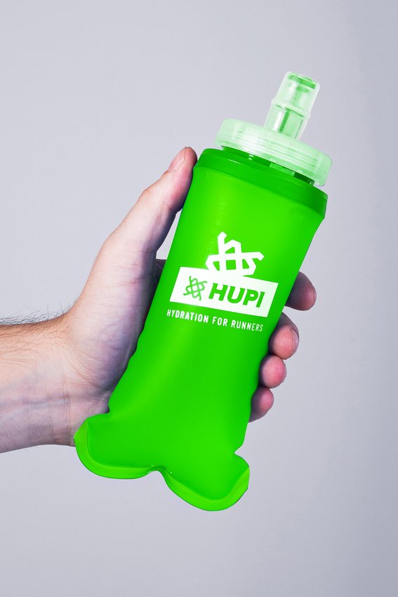 Garrafa Dobrável Soft Flask HUPI Verde - 350ml